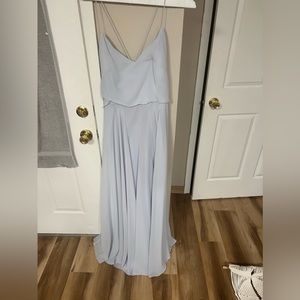 Jenny Yoo Whisper Blue Bridesmaid Dress
